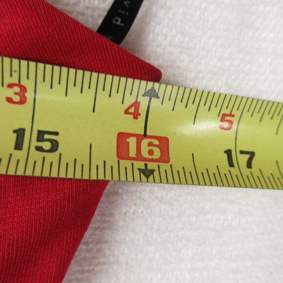 David Meister Backless Red Halter Dress Size 8 Stretch Jersey Maxi - Picture 9 of 13